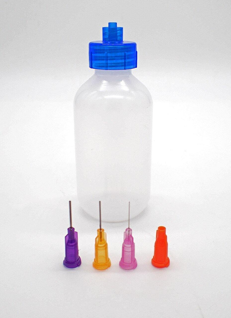 Precision Applicator Bottle 60ml for Low Viscosity Fluids (3x