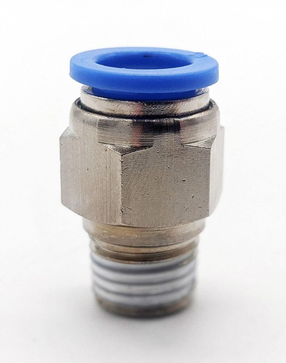 10mm Push Fit Connector 1/4" BSP ZOIC PalaeoTech Limited