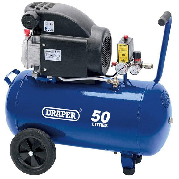 Draper 50L Air Compressor (1.5KW - 2HP) DA50/207