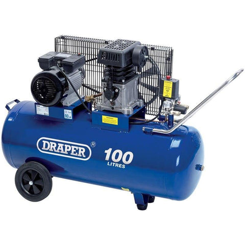 Draper 100l Belt Driven Air Compressor (2.2KW 3HP) DA100/330