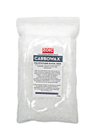 Carbowax fossil preparation support wax polyethelene glycol 4000 peg 3350