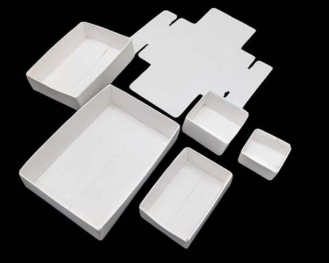 Cardboard Trays (White) Various Sizes