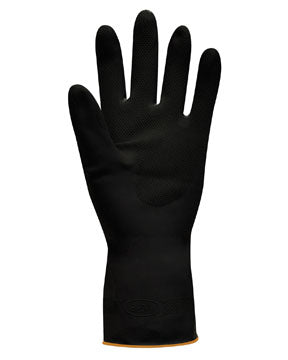 Heavy Duty Chemical Resistant Flock Lined Gloves (Polyco Jet®)