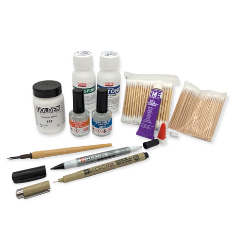 Archival Marking Kit for Fossil & Mineral Collections