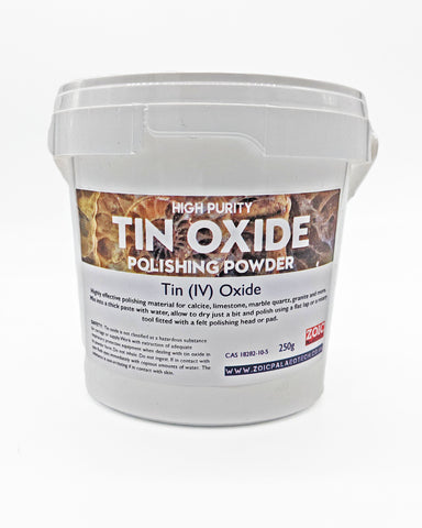 Tin oxide polishing powder lapidary fossil polish calcite marble granite tub abrasive compound