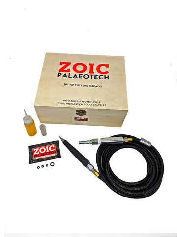 ZOIC Chicago fossil preparation tool air scribe air pen modified CP-9361 powerful chisel fossil prep best tool