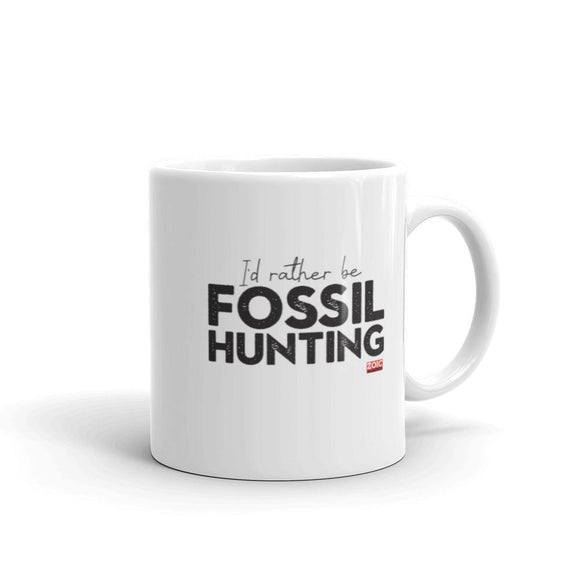 Fossil hunter gift mug