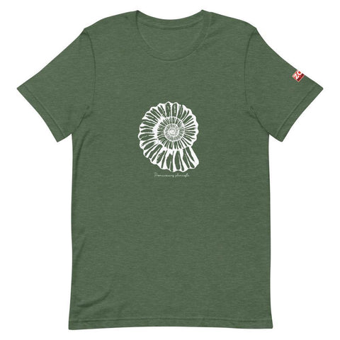 Fossil Ammonite t shirt cotton geology paleontology palaeontology
