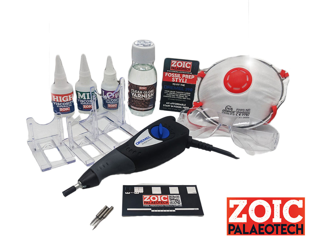 Fossil Prepping Gift Bundle (for beginners) ZOIC PalaeoTech Limited
